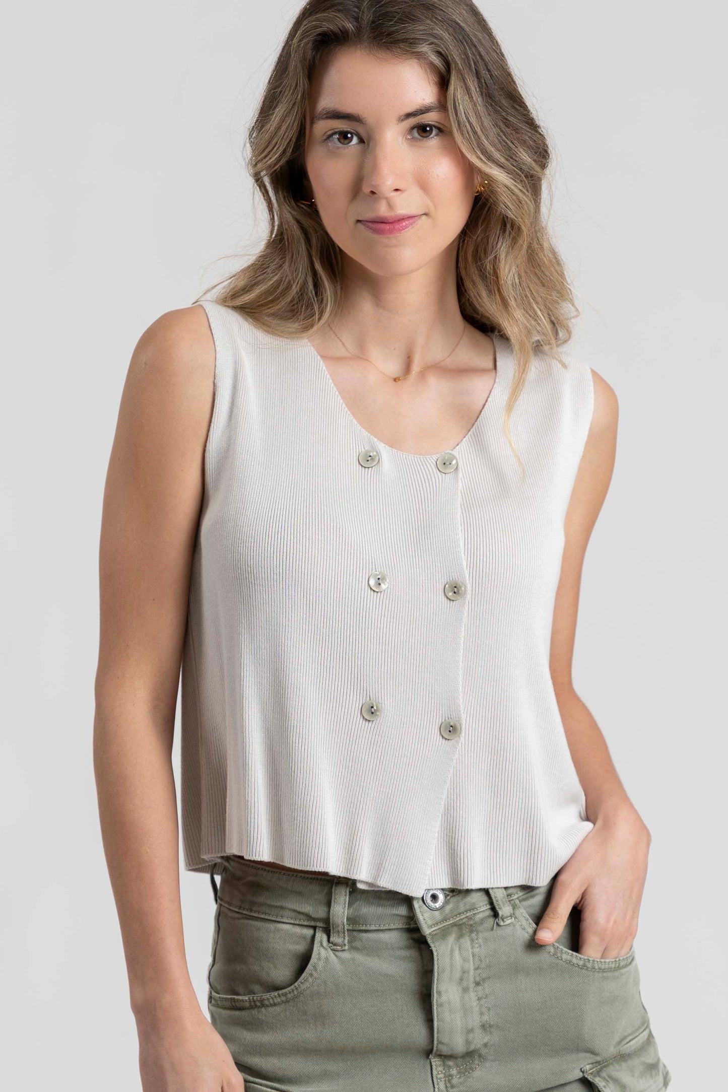 CHALECO MASSIMA GRAZIA CRUZADO