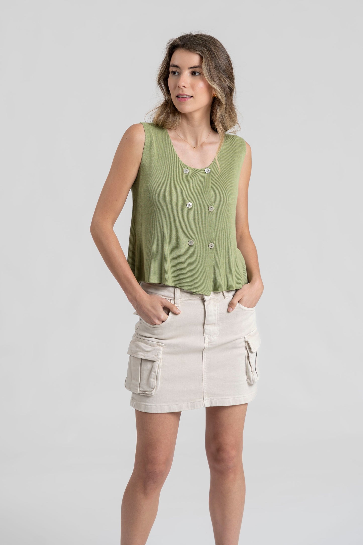 CHALECO MASSIMA GRAZIA CRUZADO