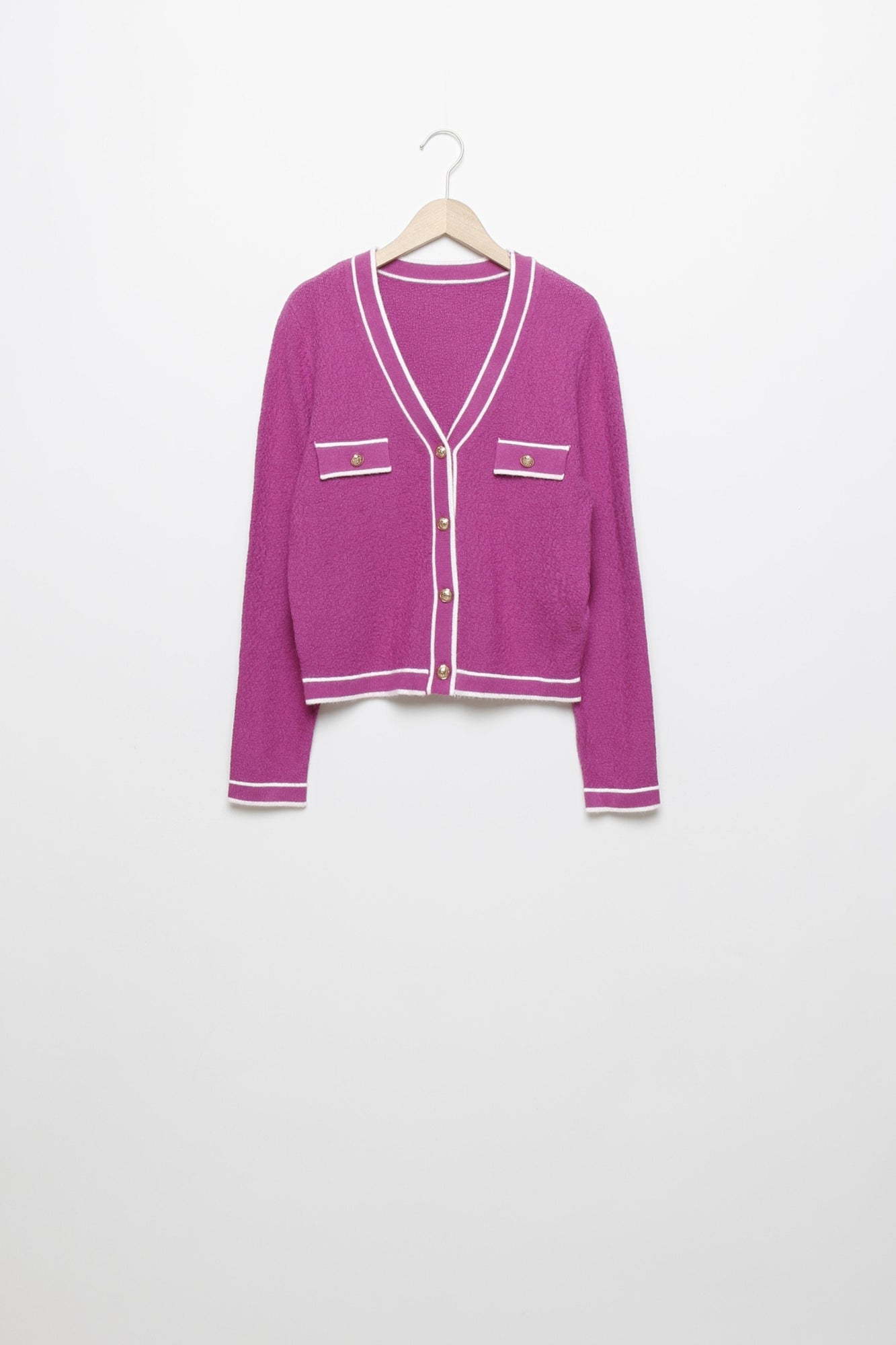 CHAQUETA PUNTO BOTONES