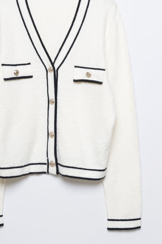 CHAQUETA PUNTO BOTONES