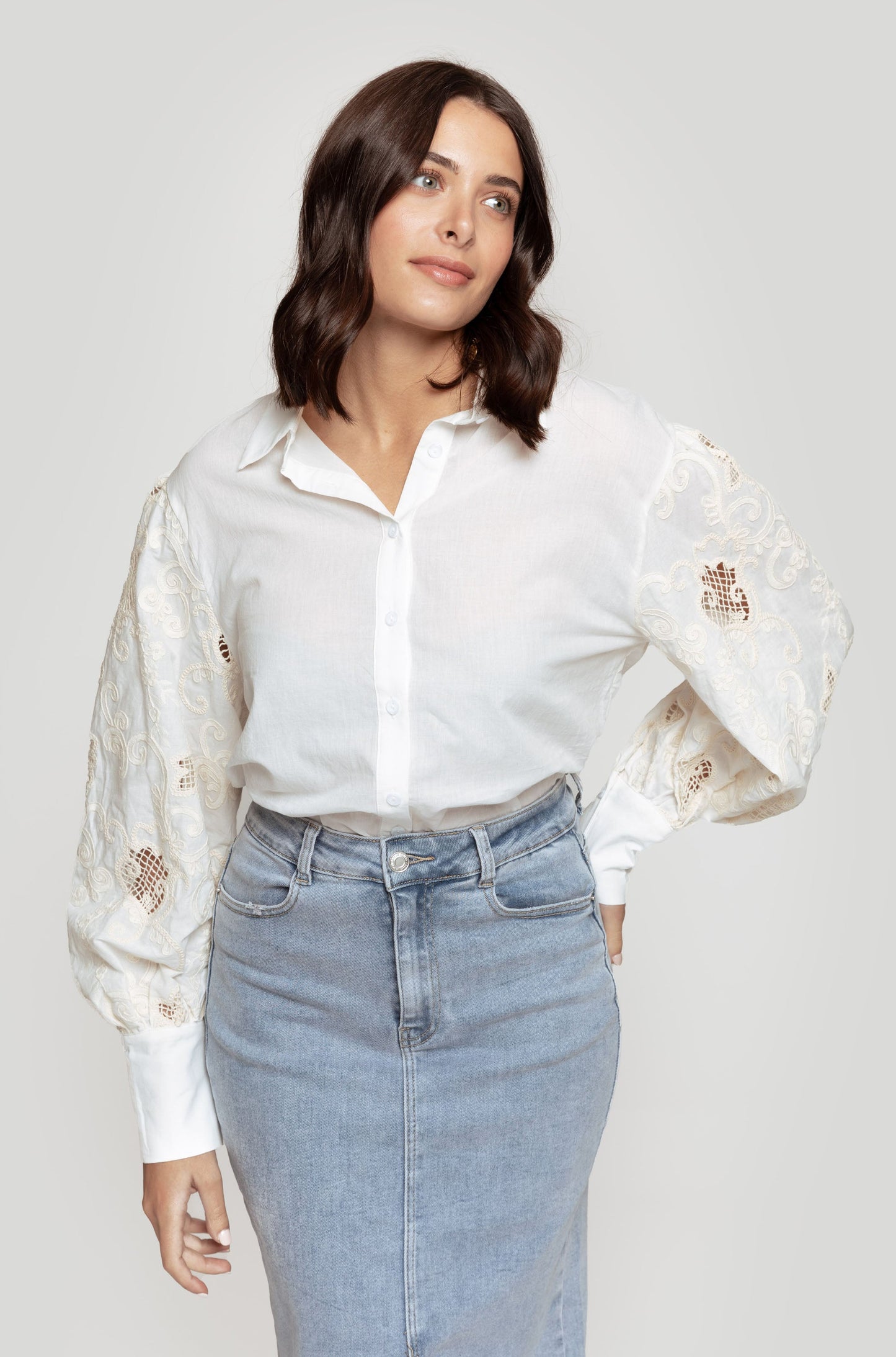 CAMISA ARMONIAS CON CROCHET