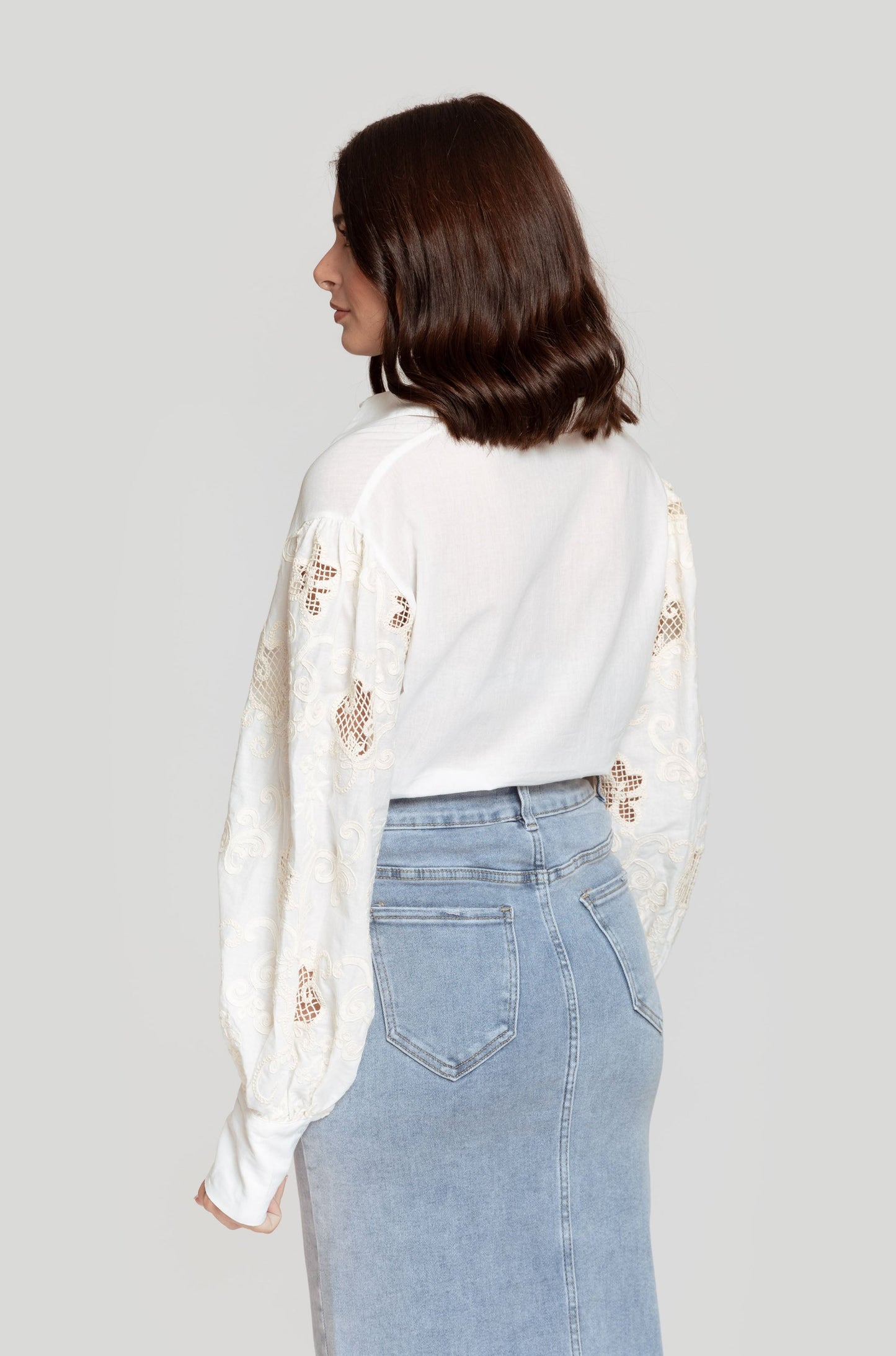 CAMISA ARMONIAS CON CROCHET