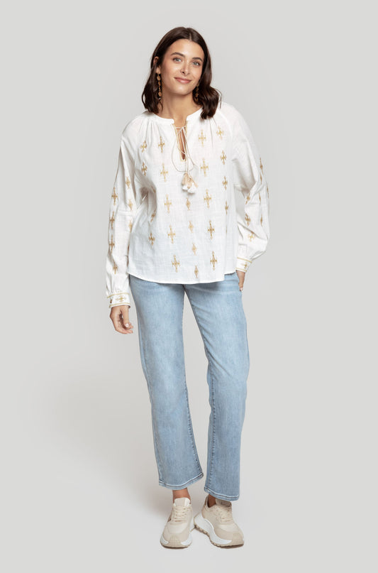 JEANS ARMONIAS CROPPED WIDE-LEG