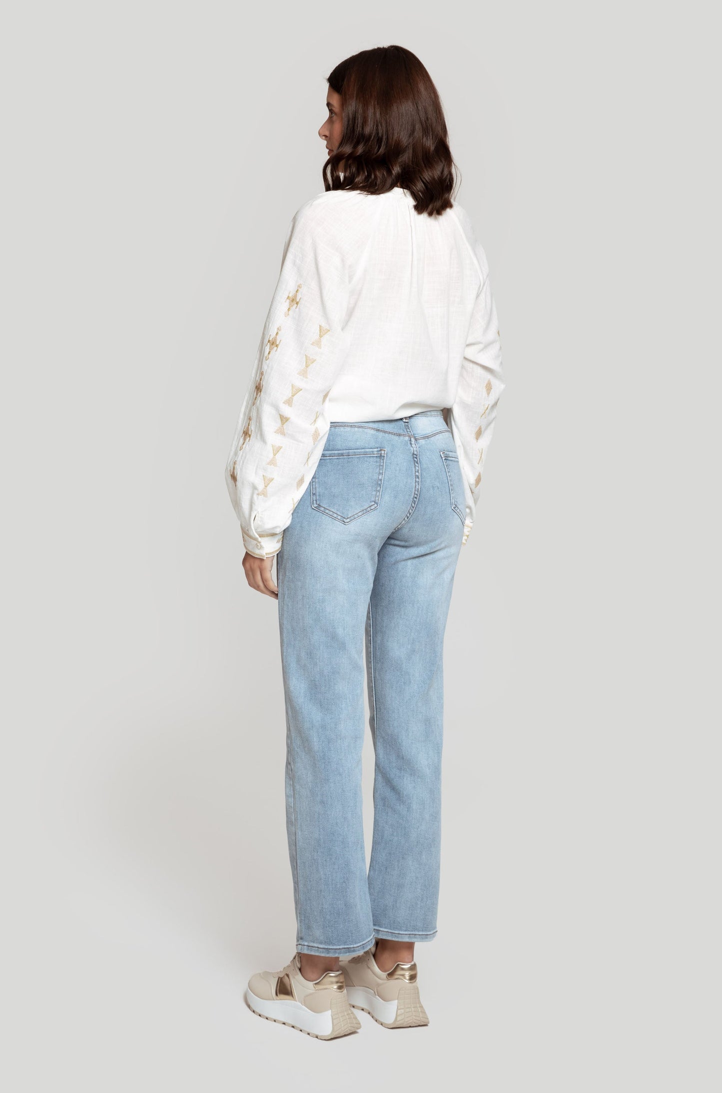 JEANS ARMONIAS CROPPED WIDE-LEG