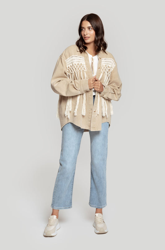 CAZADORA ARMONIAS FLECOS