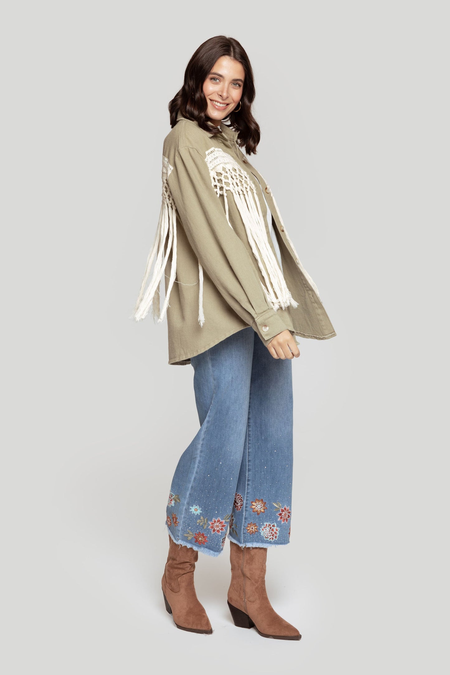 CAZADORA ARMONIAS FLECOS