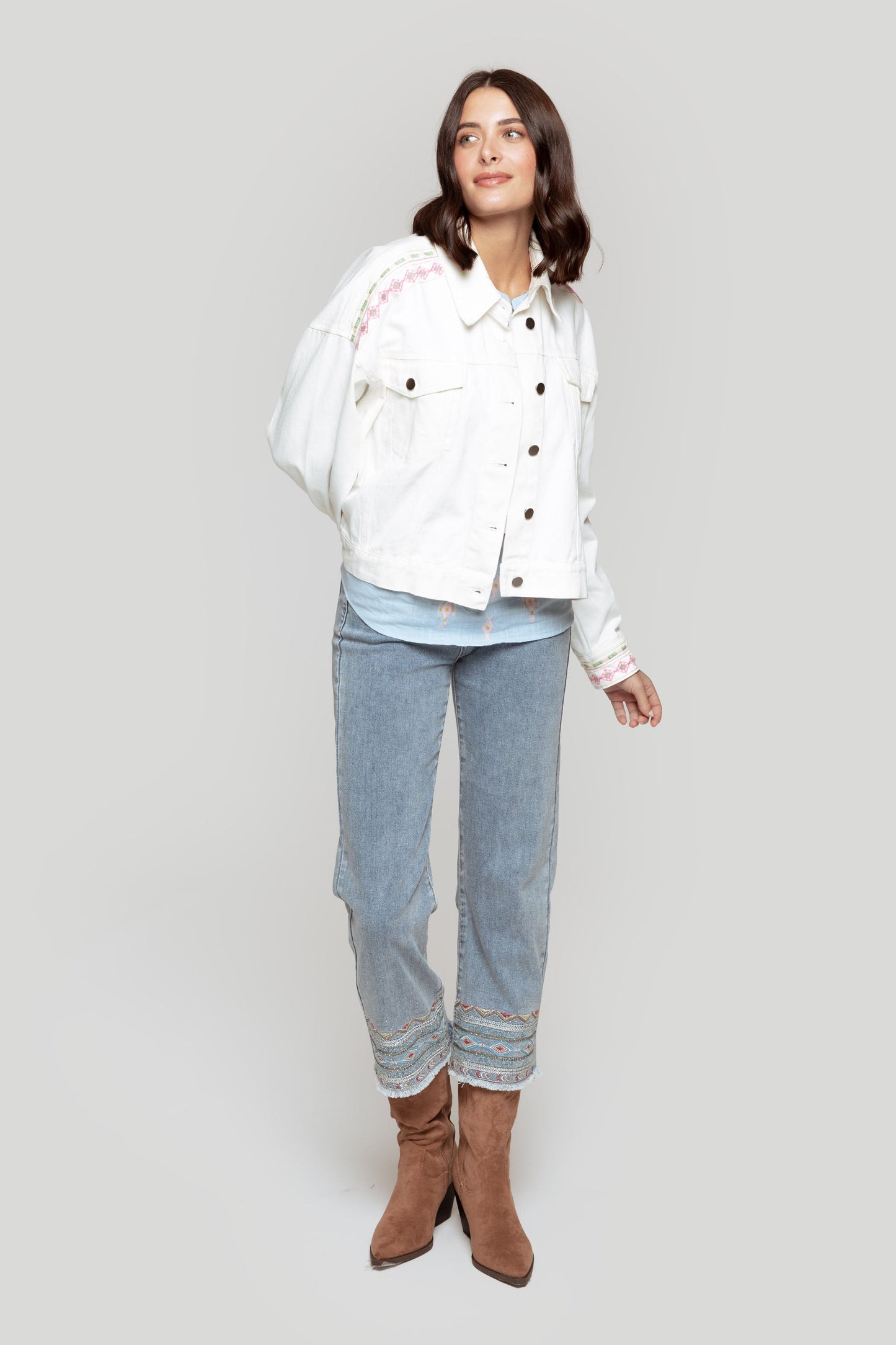 CAZADORA ARMONIAS ESTAMPADA