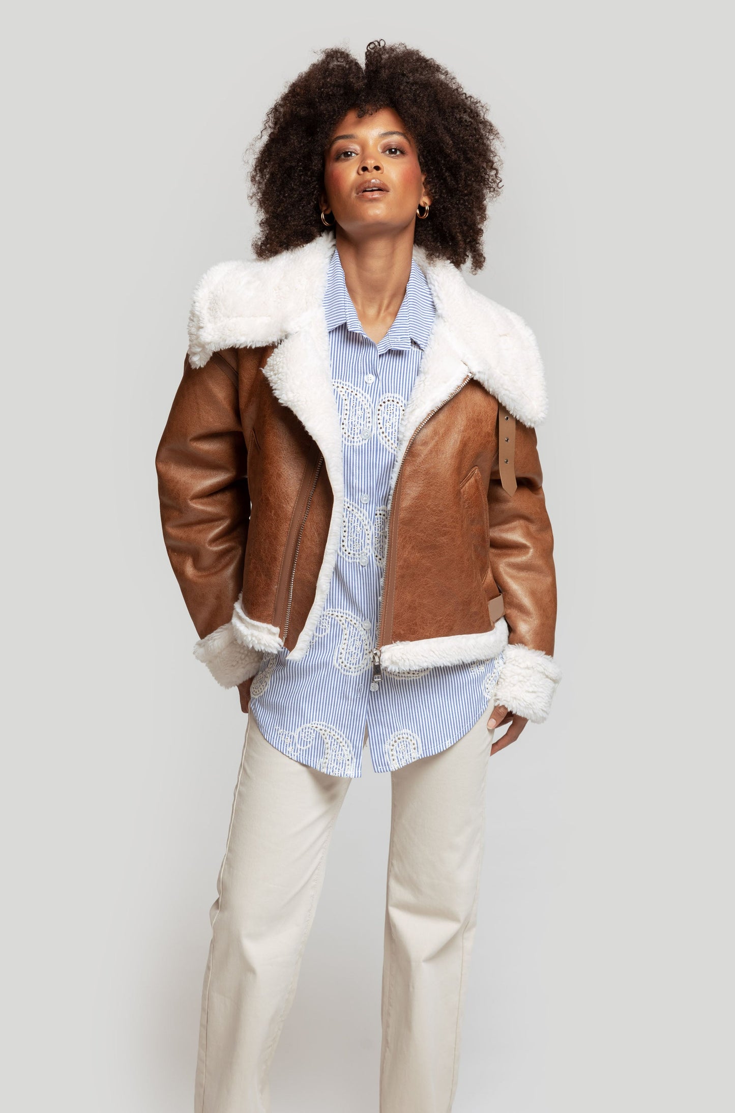 CHAQUETA VICTORIA BORREGUITO