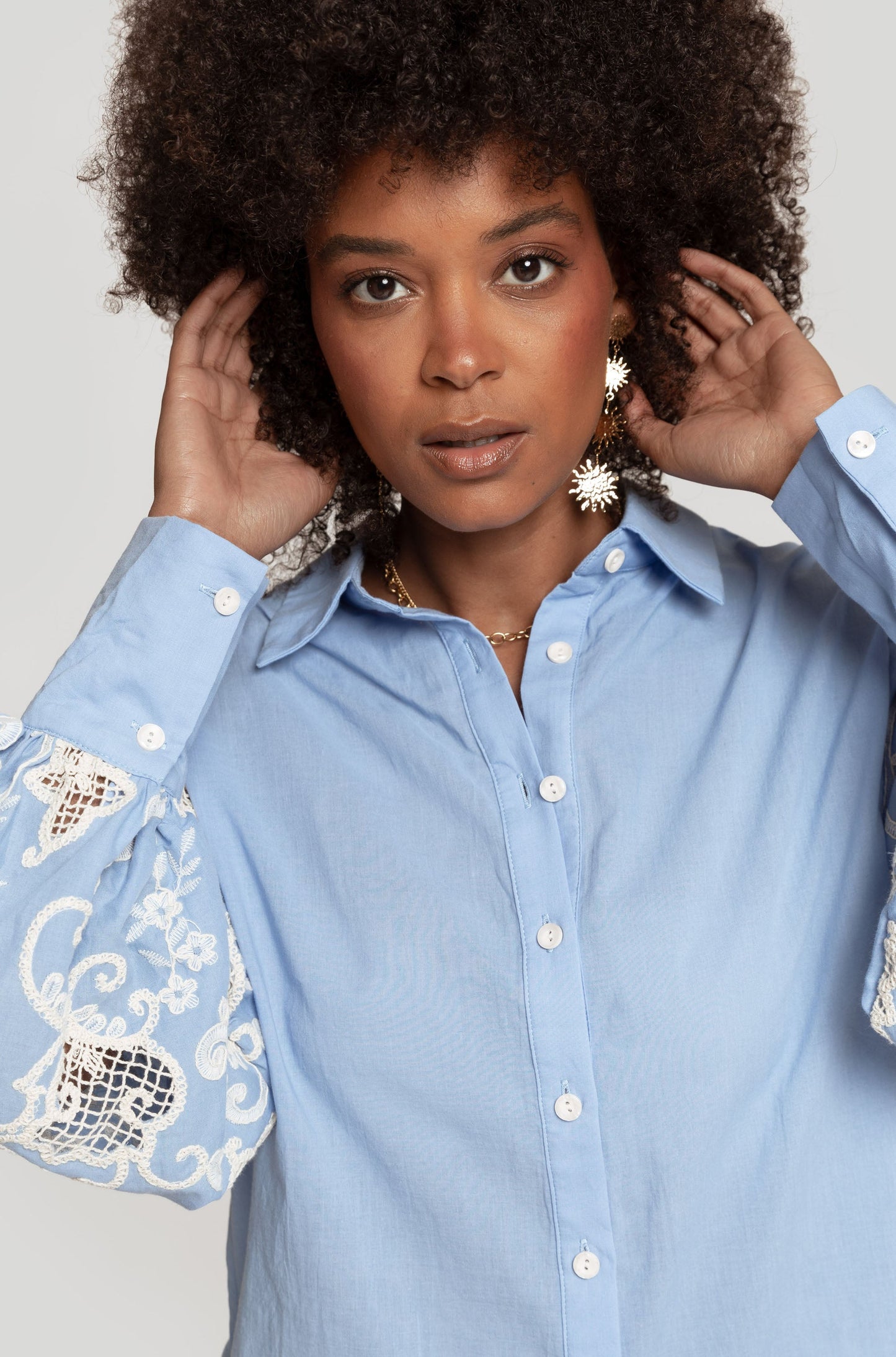 CAMISA ARMONIAS CON CROCHET