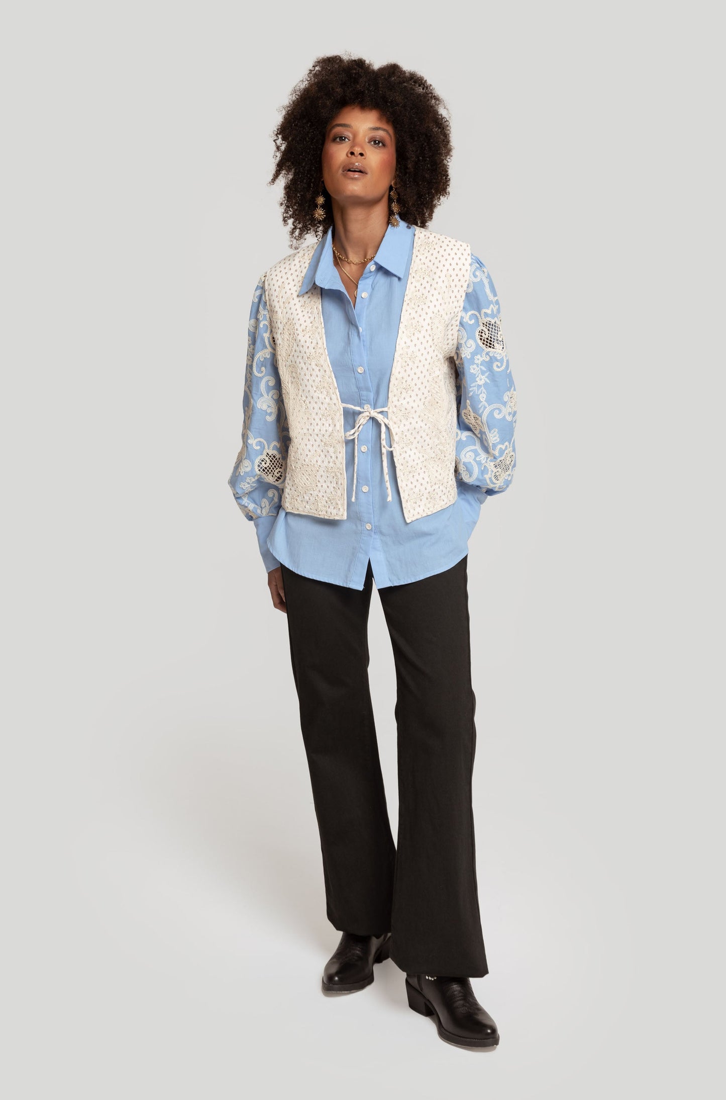 CHALECO ARMONIAS STRASS