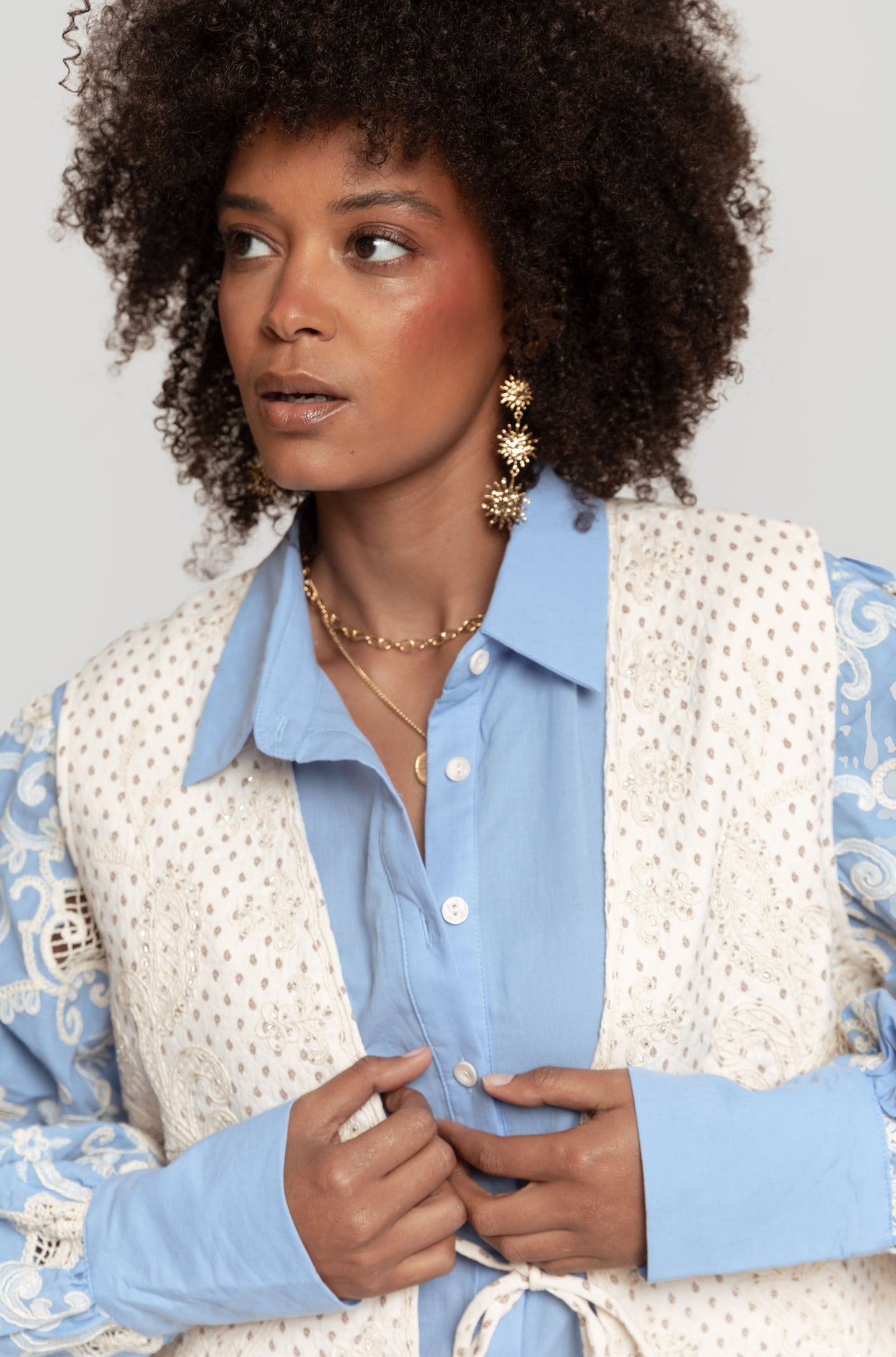 CHALECO ARMONIAS STRASS