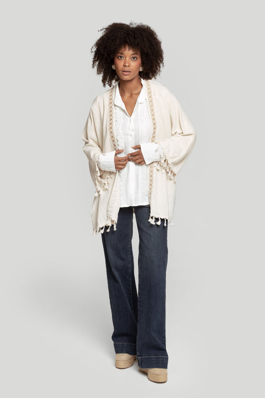 CHAQUETA ARMONIAS POMPONES