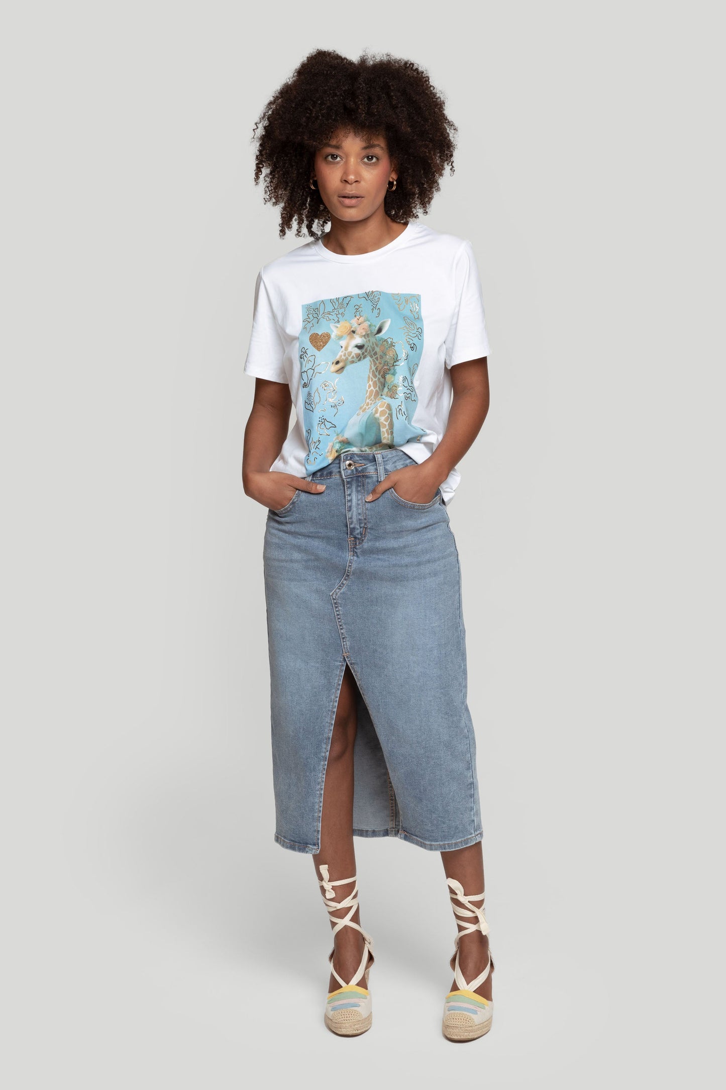 CAMISETA ARMONIAS JIRAFA