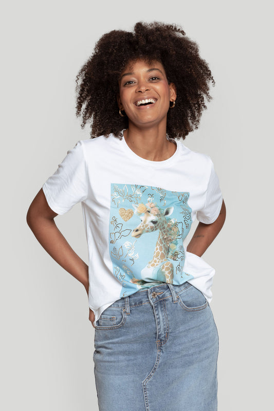 CAMISETA ARMONIAS JIRAFA