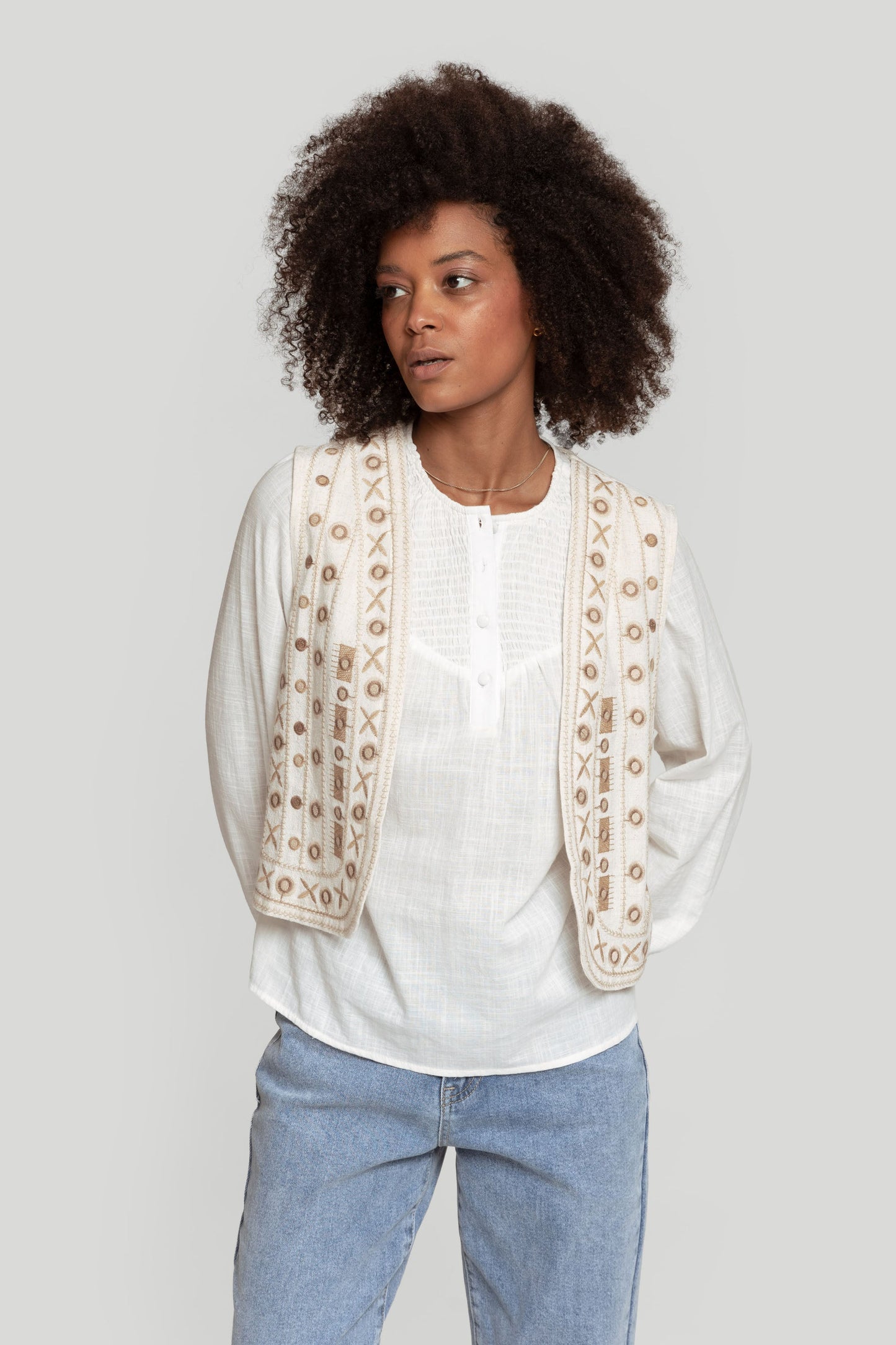 CHALECO ARMONIAS CON LINO