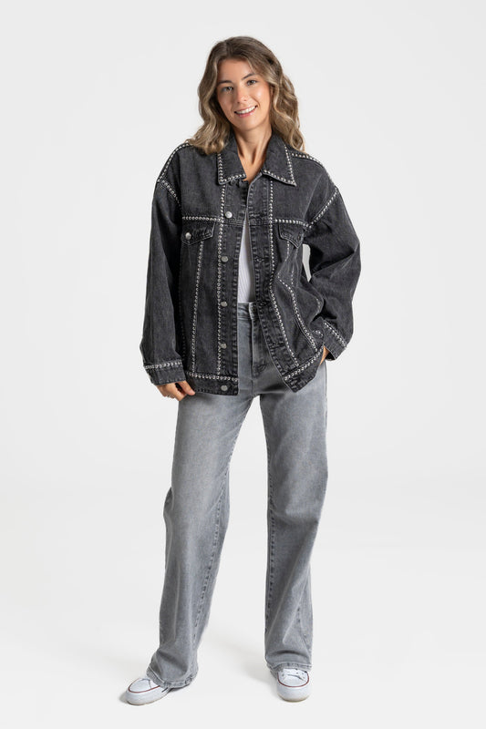 CHAQUETA ARMONIAS TEEN TACHUELAS