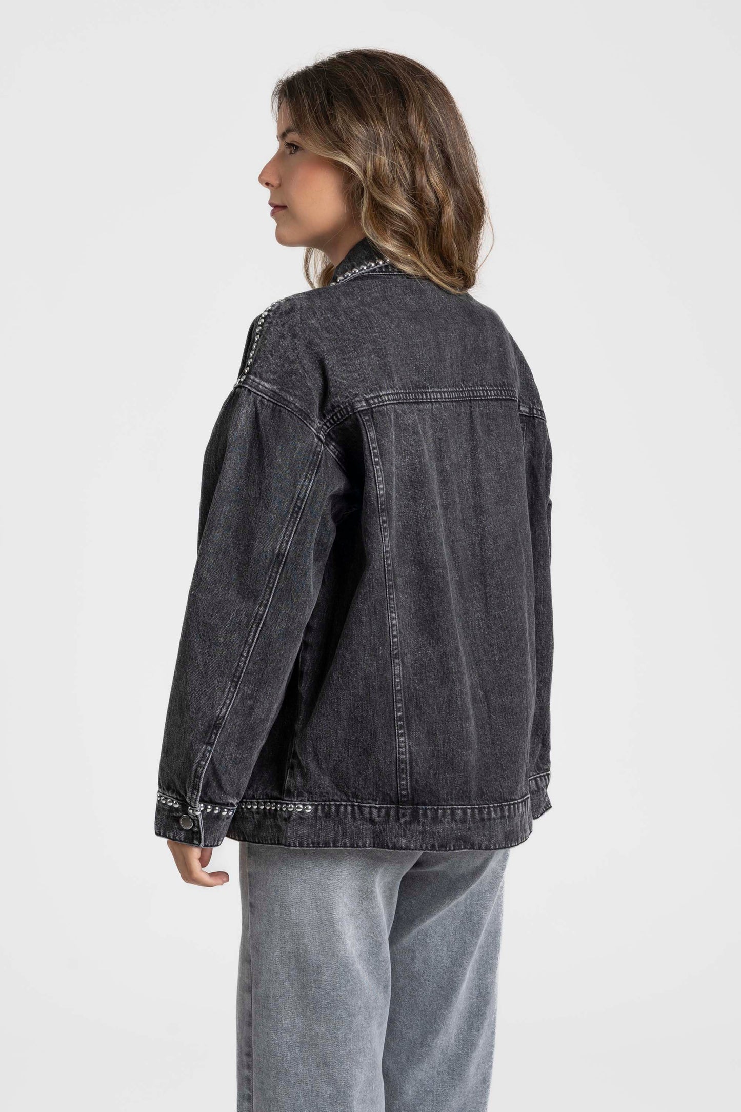 CHAQUETA ARMONIAS TEEN TACHUELAS