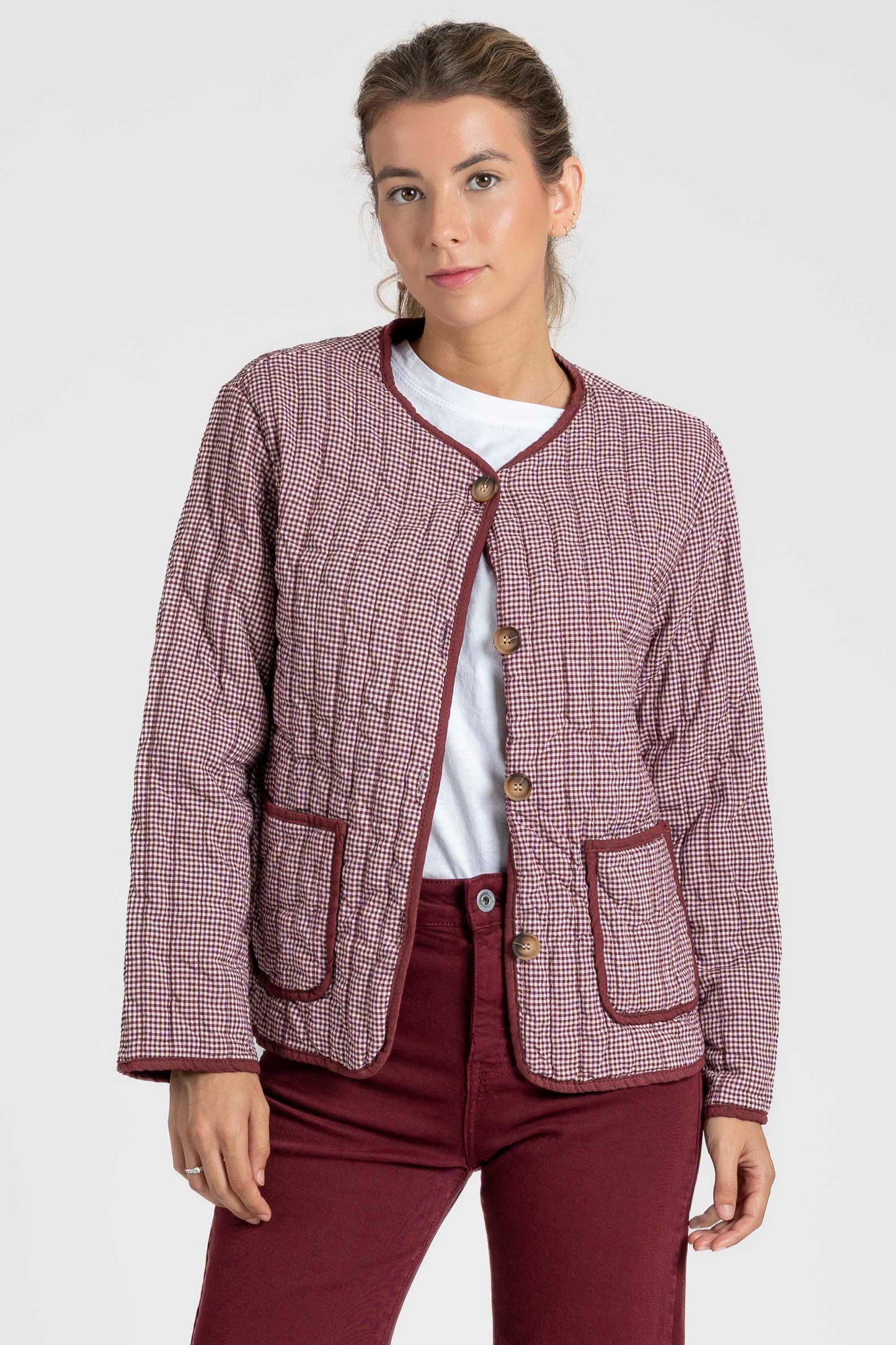 CHAQUETA ARMONIAS TEEN CUADROS