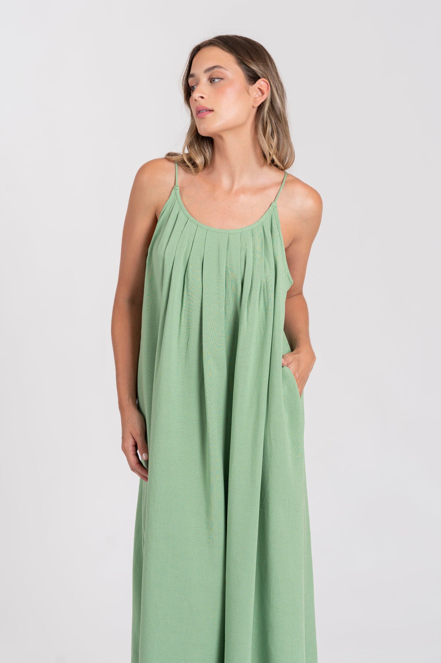 VESTIDO ARMONIAS LINO