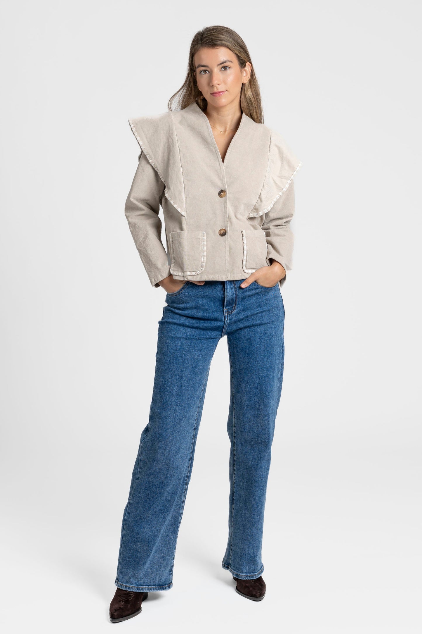 CHAQUETA ARMONIAS TEEN PANA