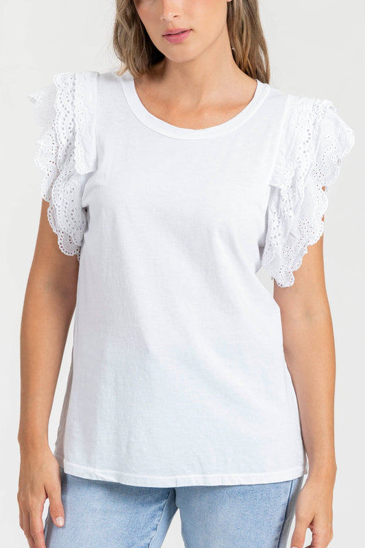 CAMISETA ARMONIAS BORDADOS