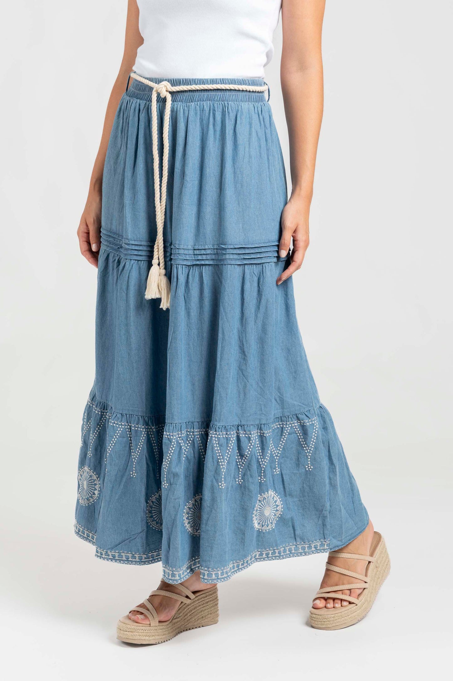 FALDA ARMONIAS DENIM