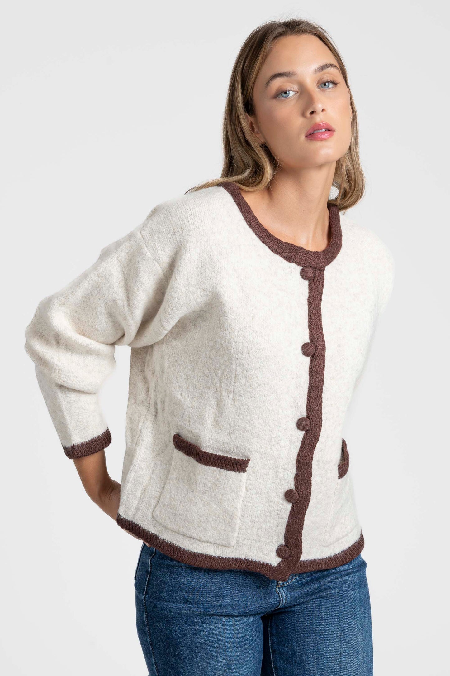 CHAQUETA ARMONIAS CONTRASTE