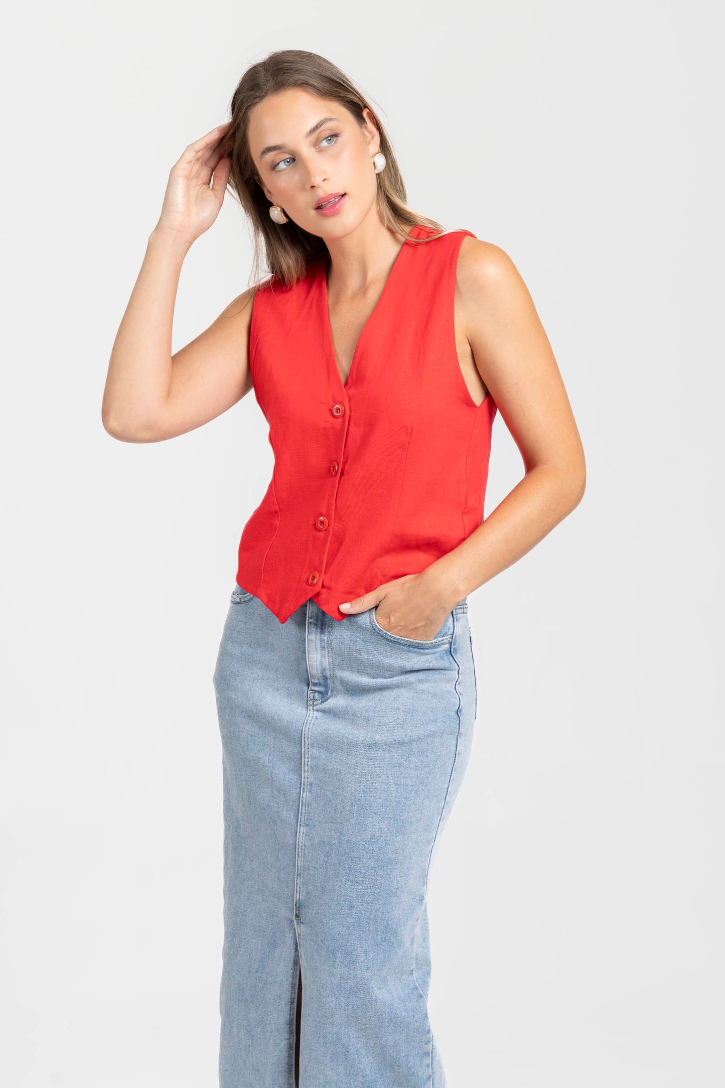 CHALECO ARMONIAS LINO