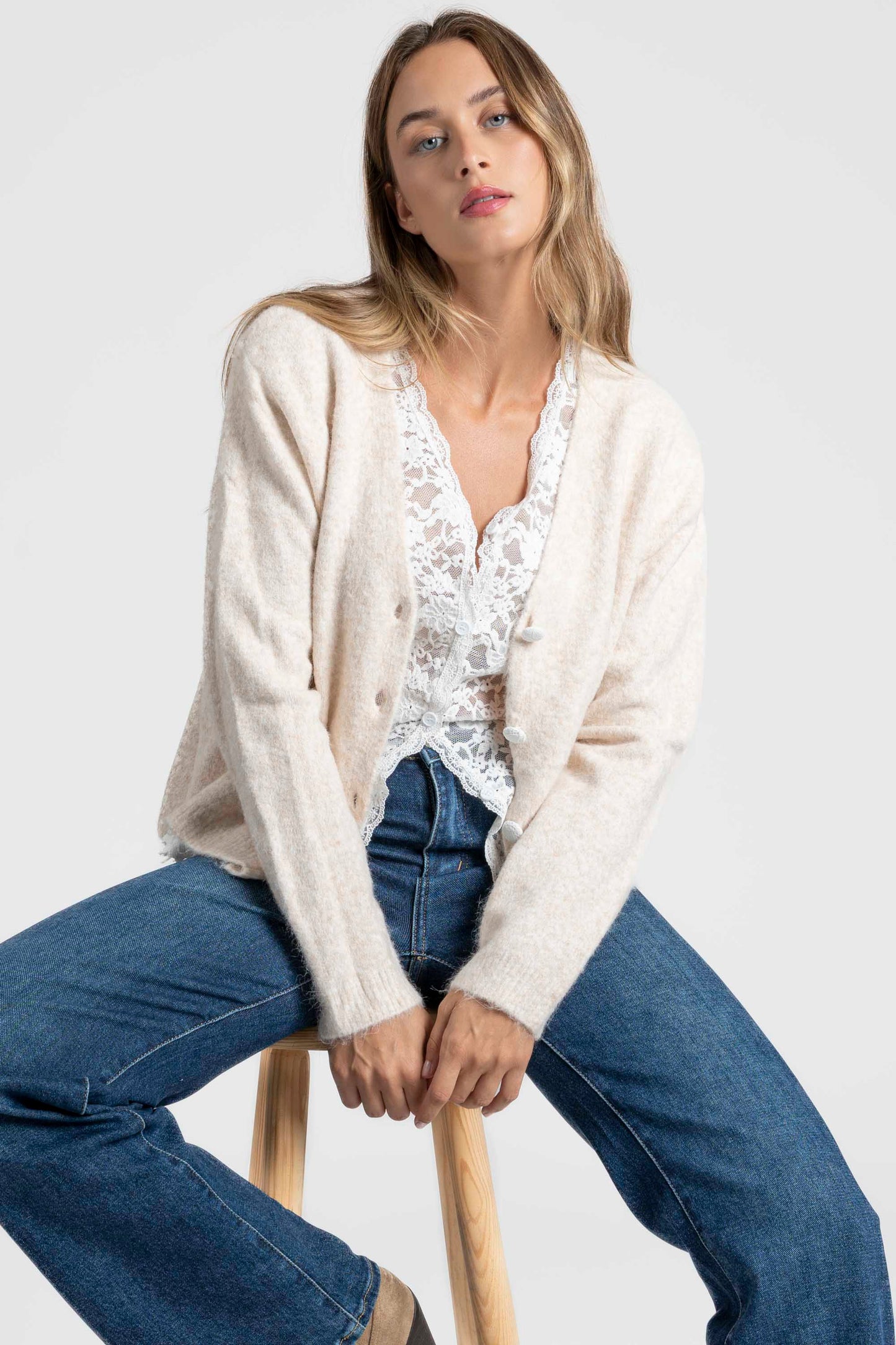 CHAQUETA ARMONIAS ENCAJE