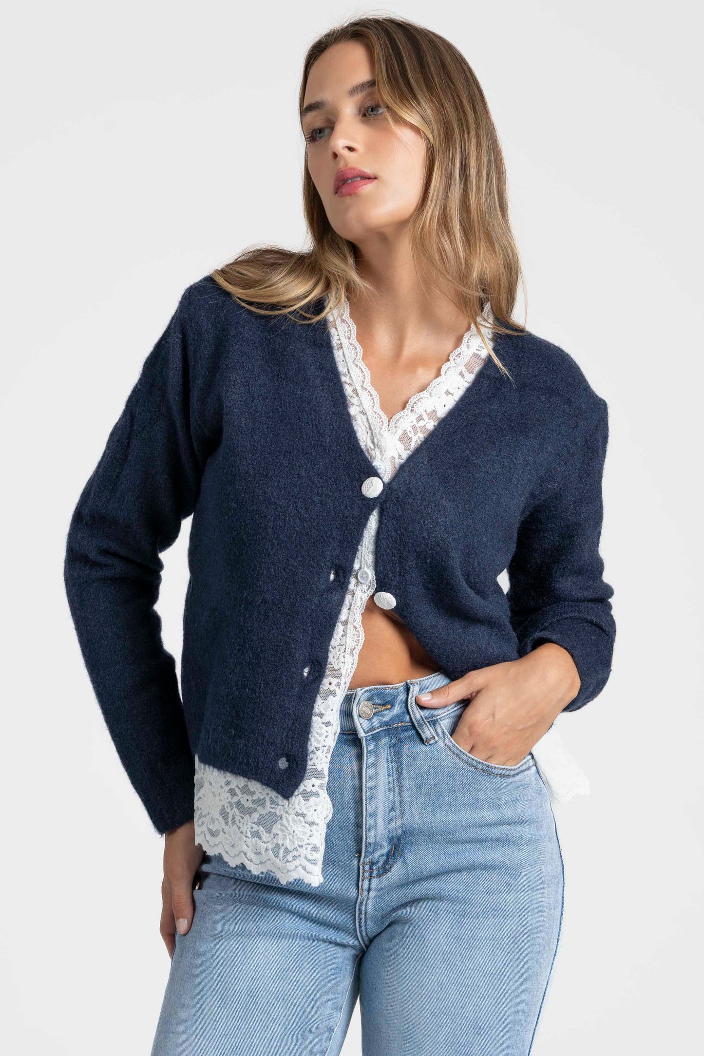 CHAQUETA ARMONIAS ENCAJE