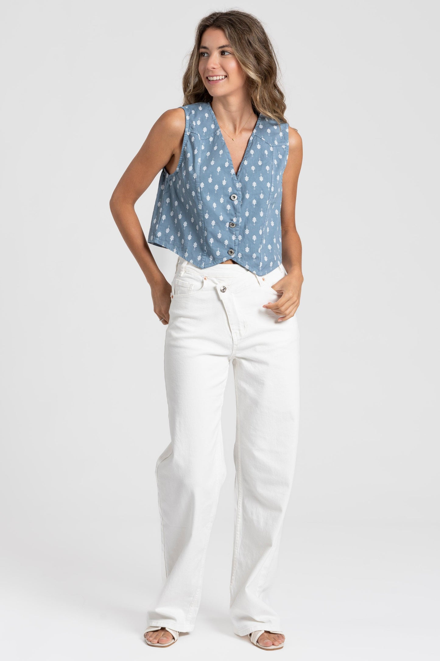 CHALECO MASSIMA GRAZIA ESTAMPADO