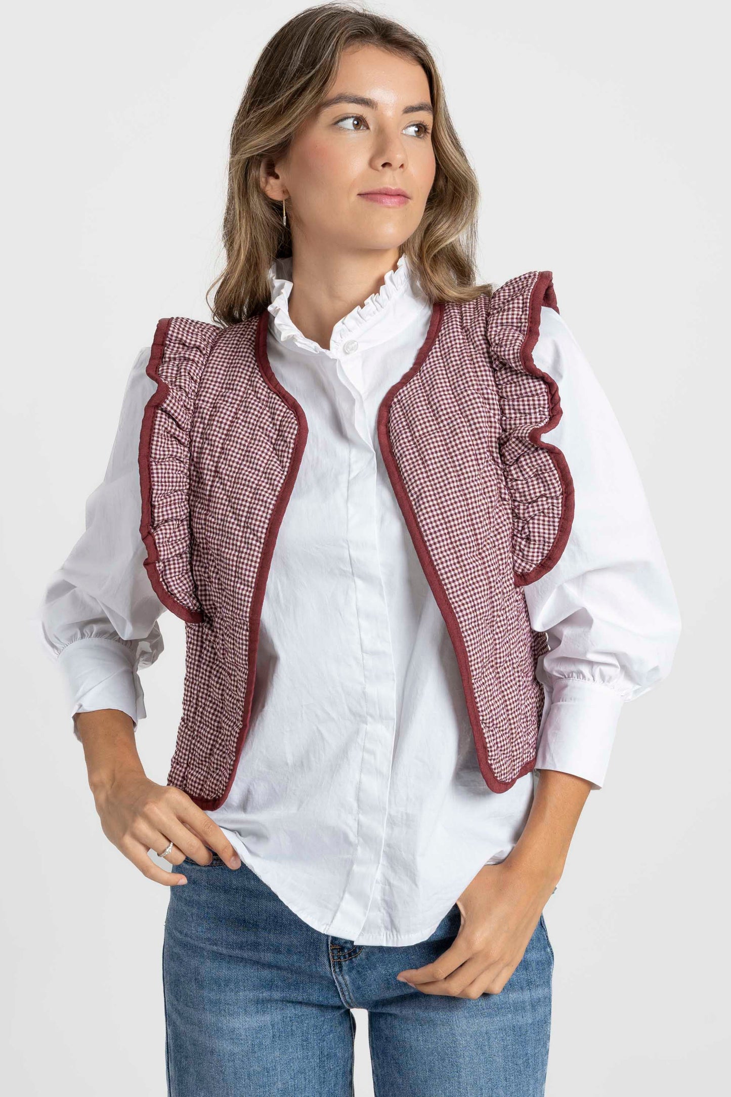 CHALECO ARMONIAS TEEN CUADROS