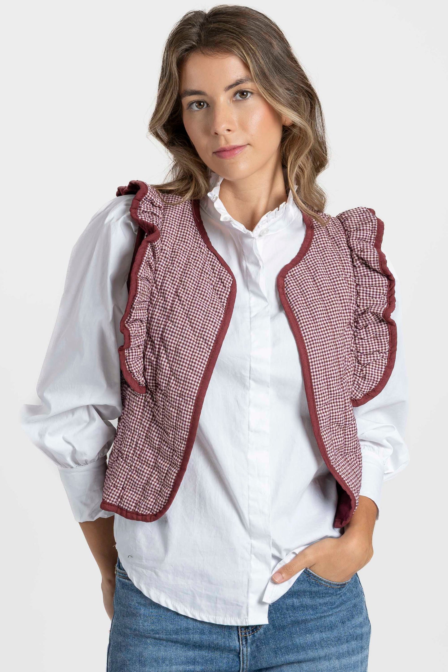 CHALECO ARMONIAS TEEN CUADROS