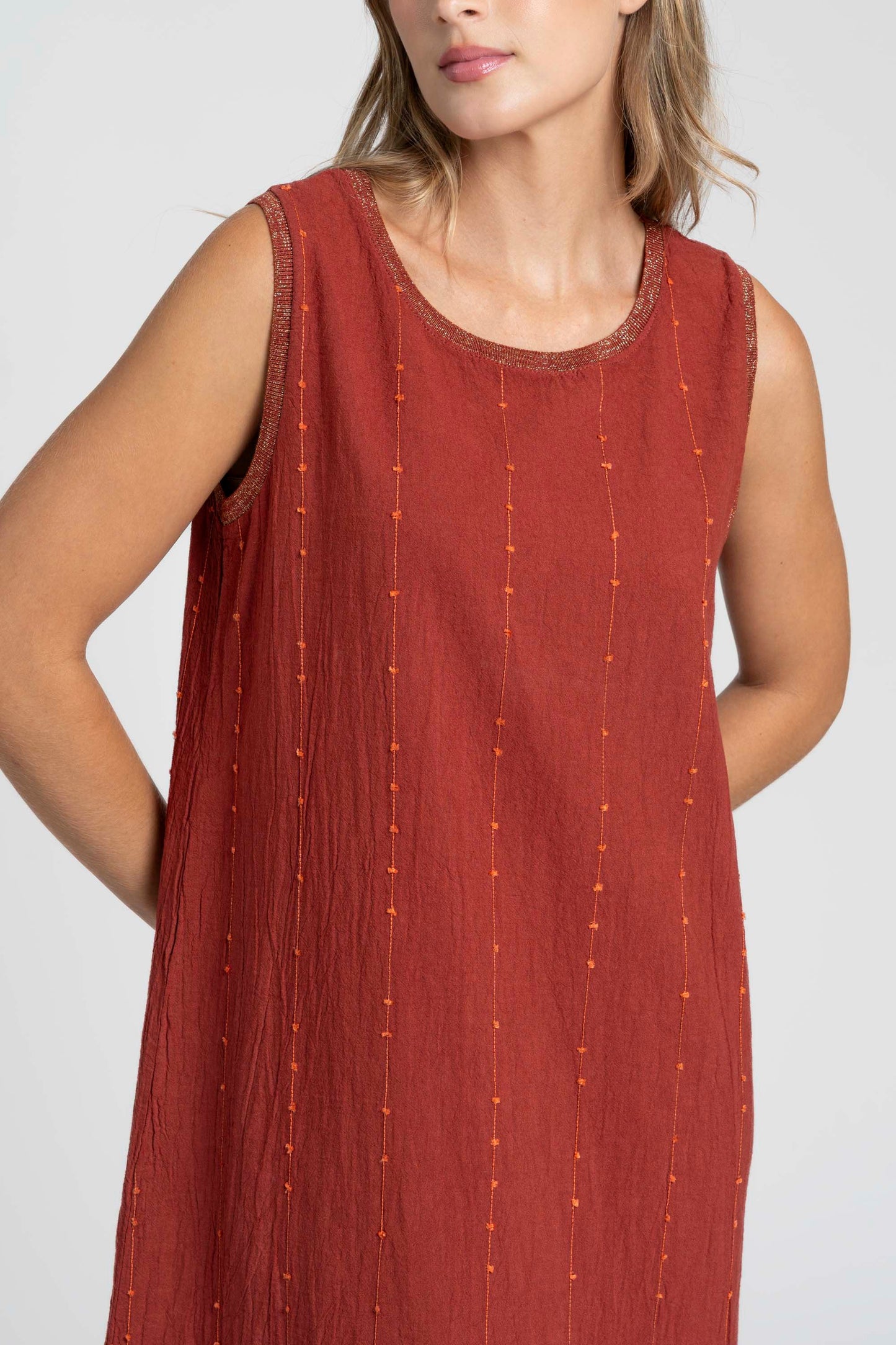 VESTIDO ARMONIAS LINO