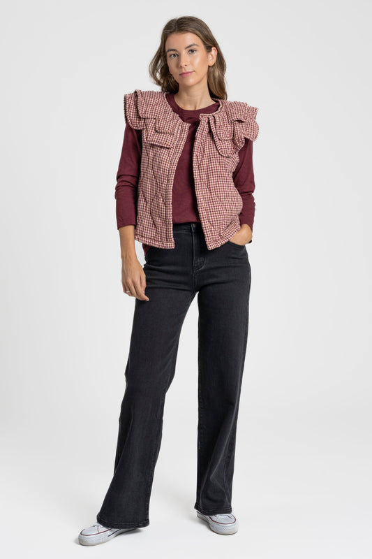 CHALECO ARMONIAS TEEN CUADROS