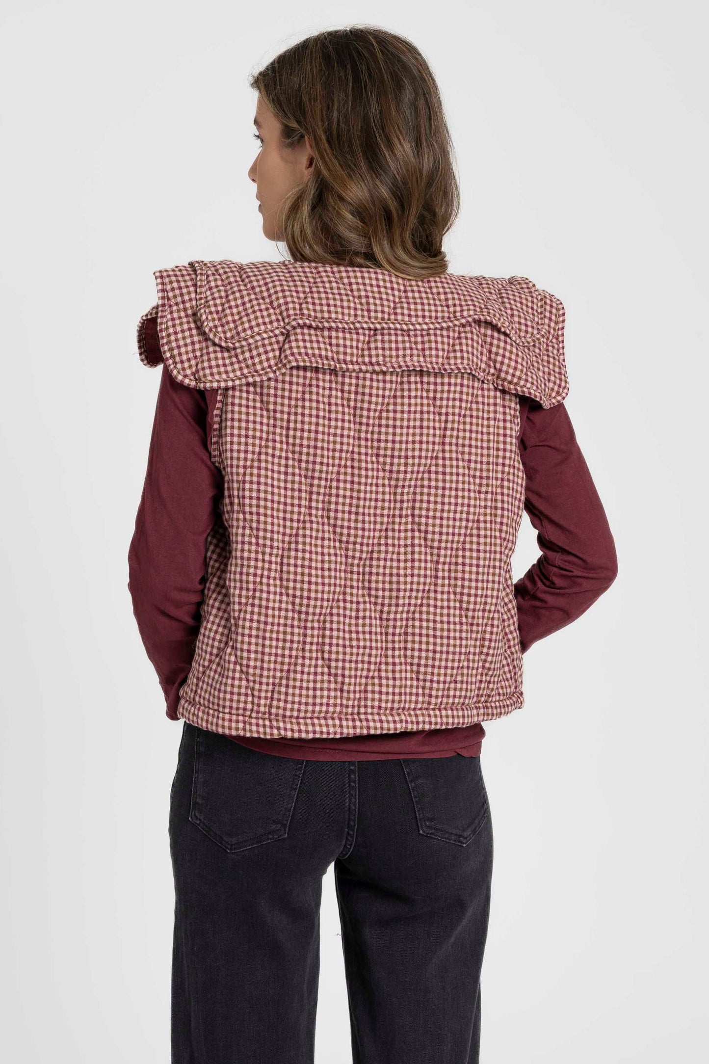 CHALECO ARMONIAS TEEN CUADROS