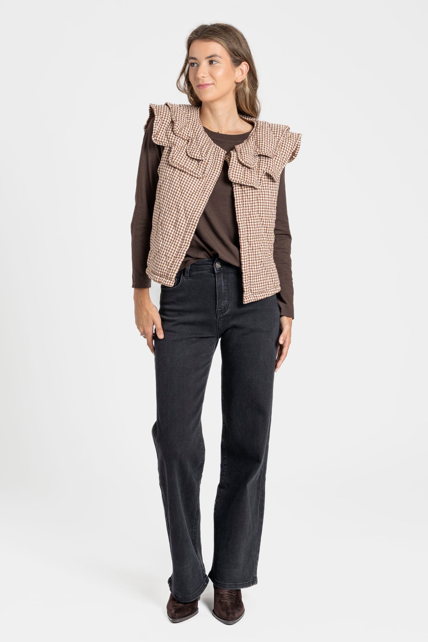 CHALECO ARMONIAS TEEN CUADROS