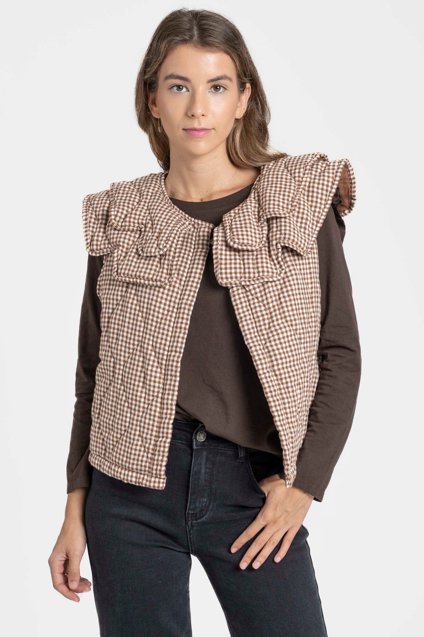 CHALECO ARMONIAS TEEN CUADROS