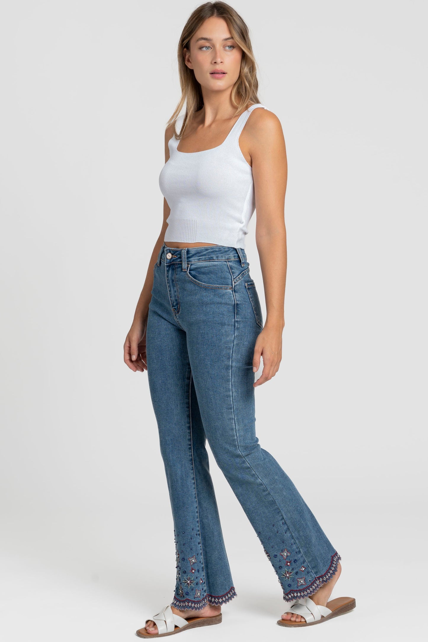 JEANS ARMONIAS ABALORIOS