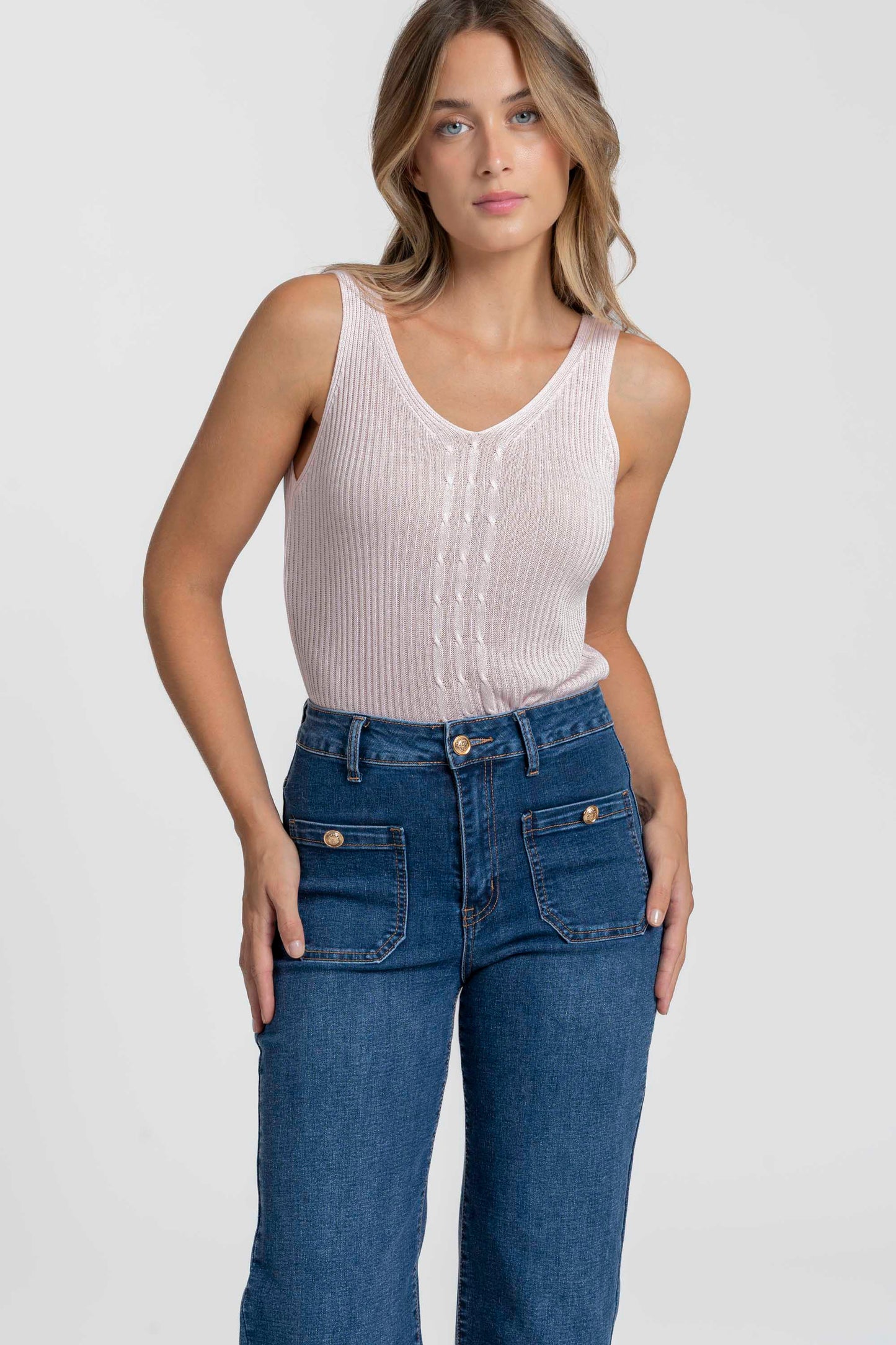 JEANS ARMONIAS BOTÓN