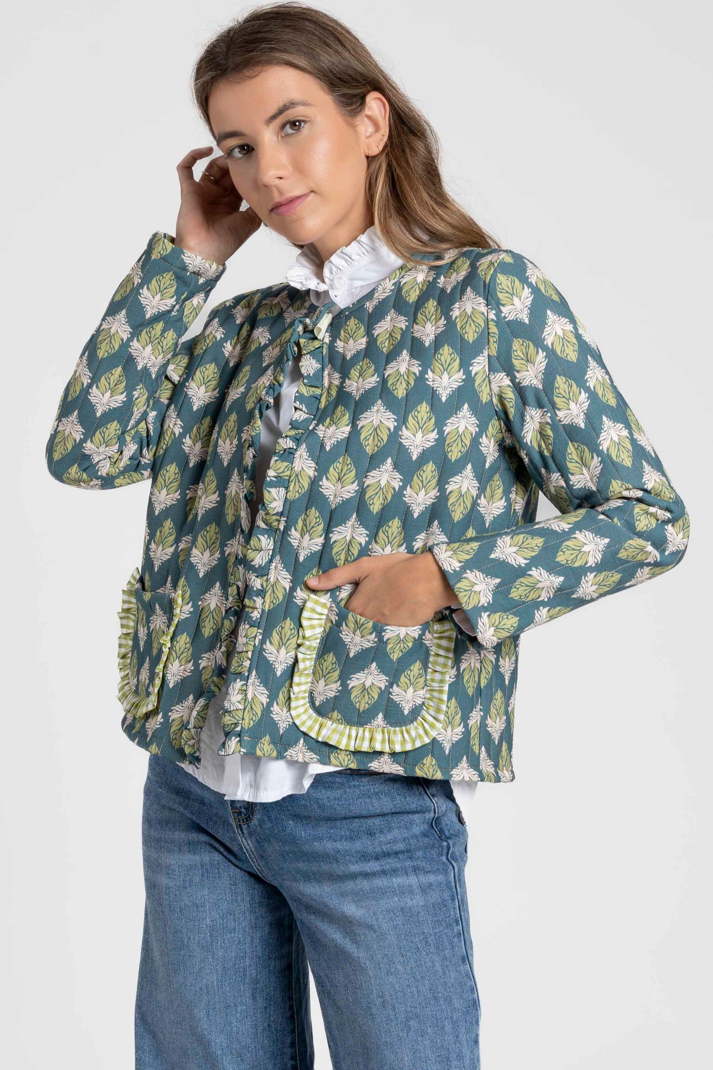 CHAQUETA ARMONIAS TEEN ESTAMPADA