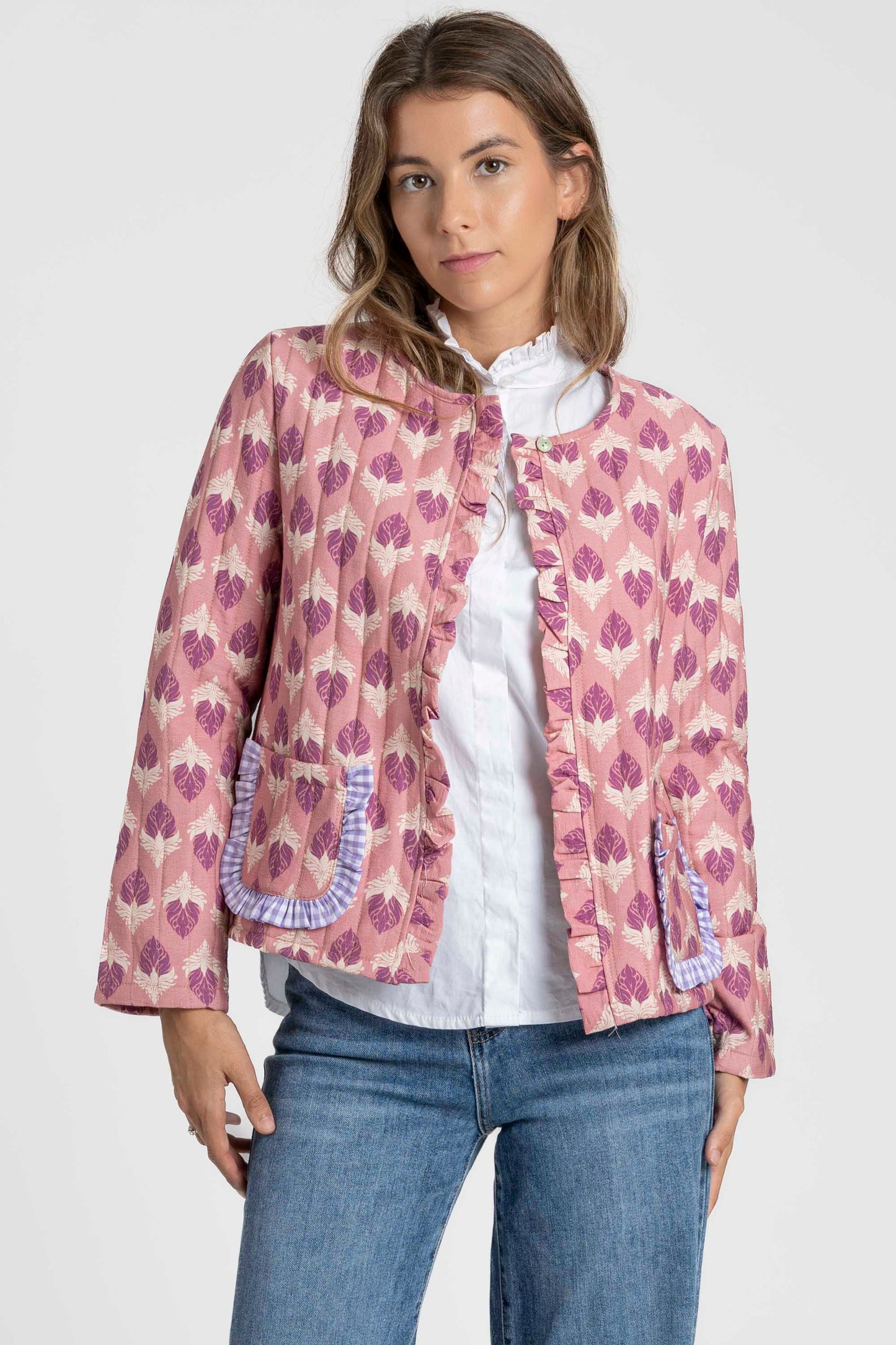 CHAQUETA ARMONIAS TEEN ESTAMPADA