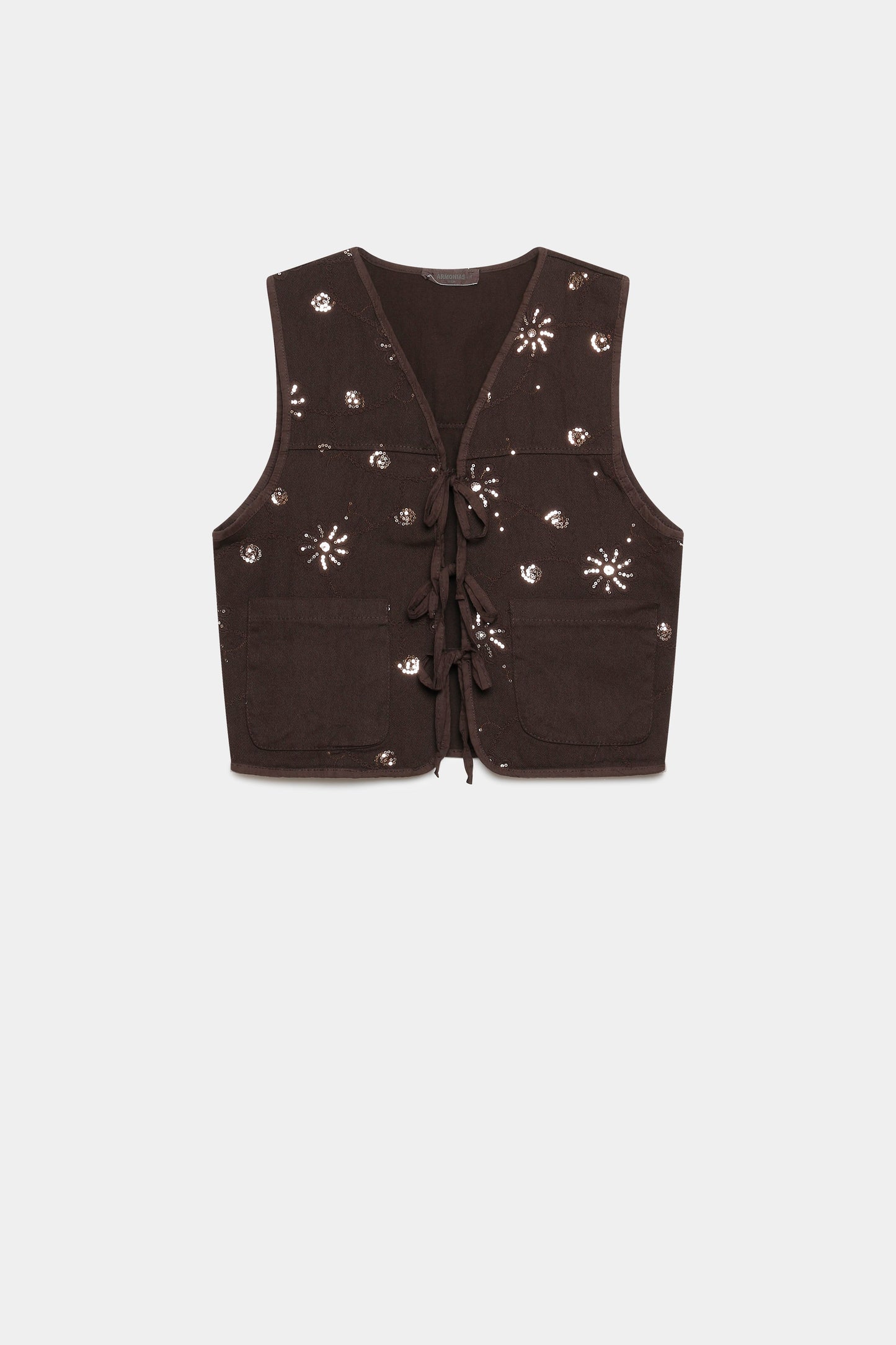 CHALECO ARMONIAS TEEN BRILLOS