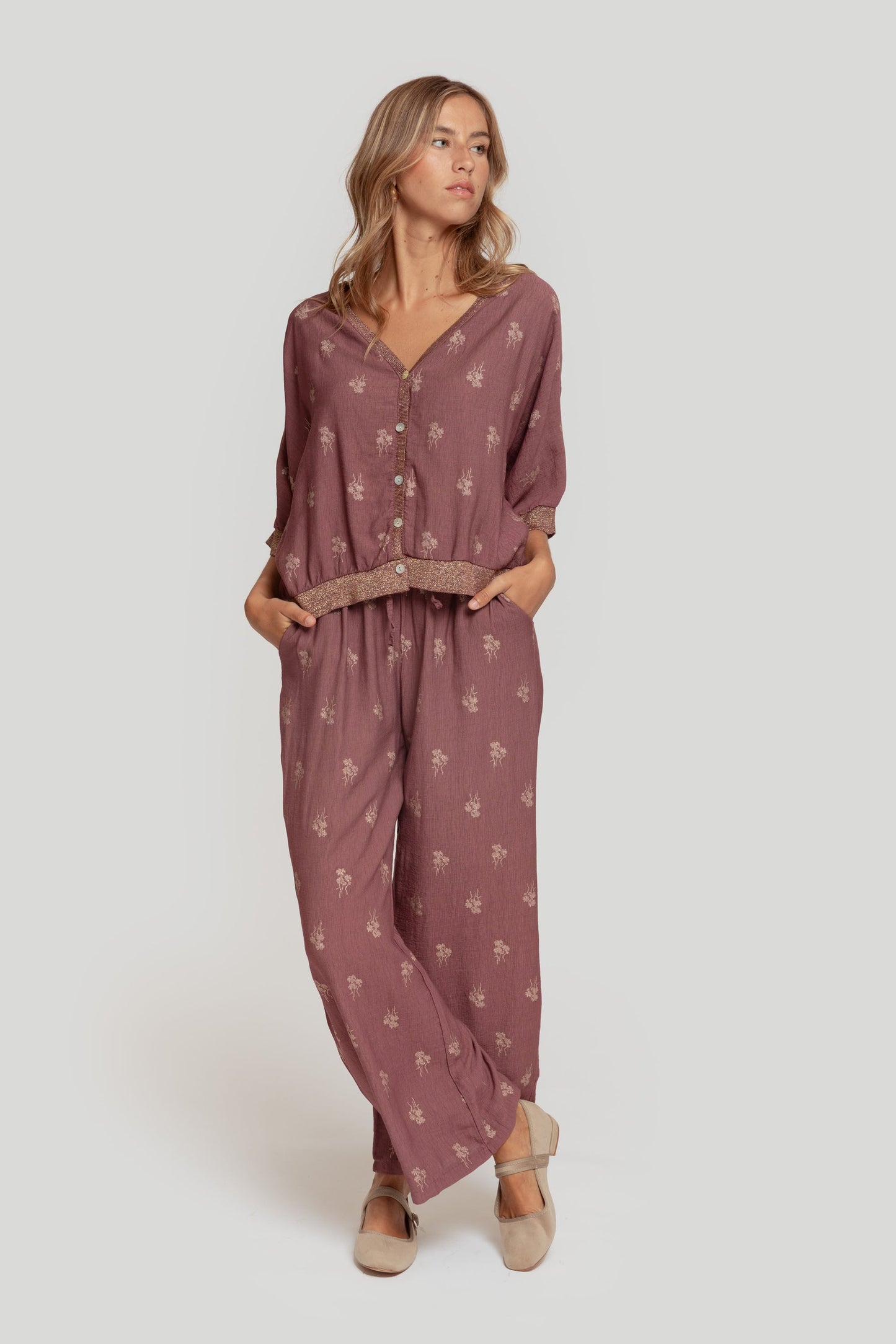 PANTALÓN MASSIMA GRAZIA BRILLOS