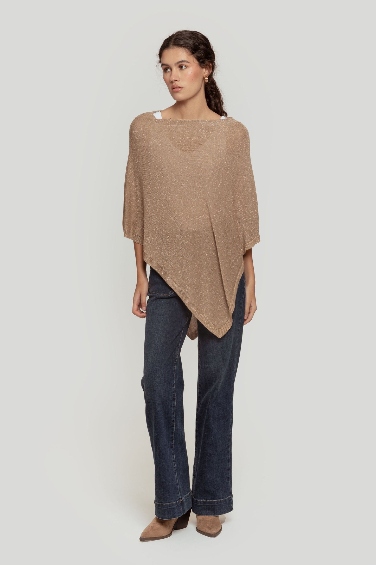 PONCHO ARMONIAS TEEN BRILLO