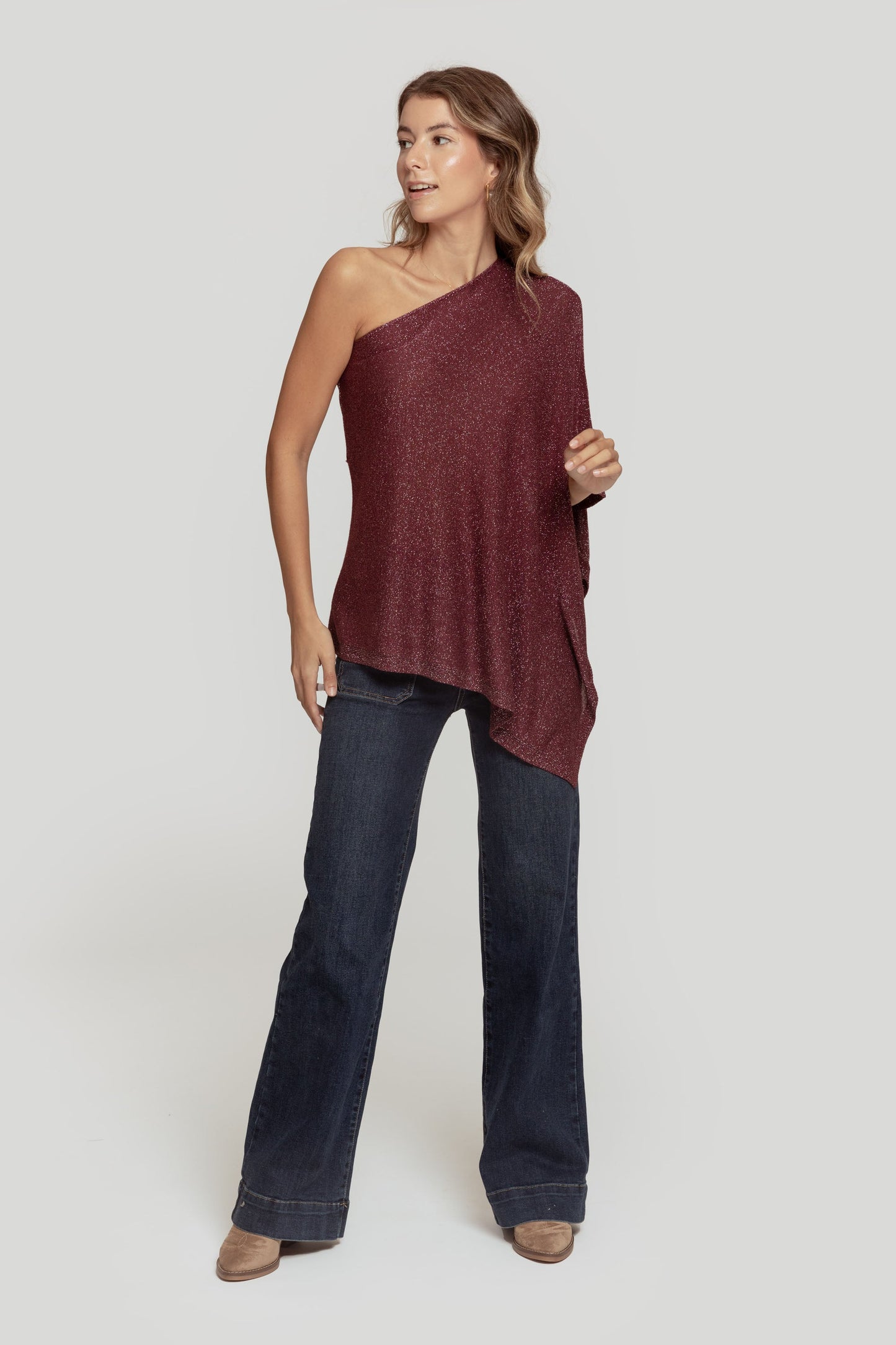 PONCHO ARMONIAS TEEN BRILLO