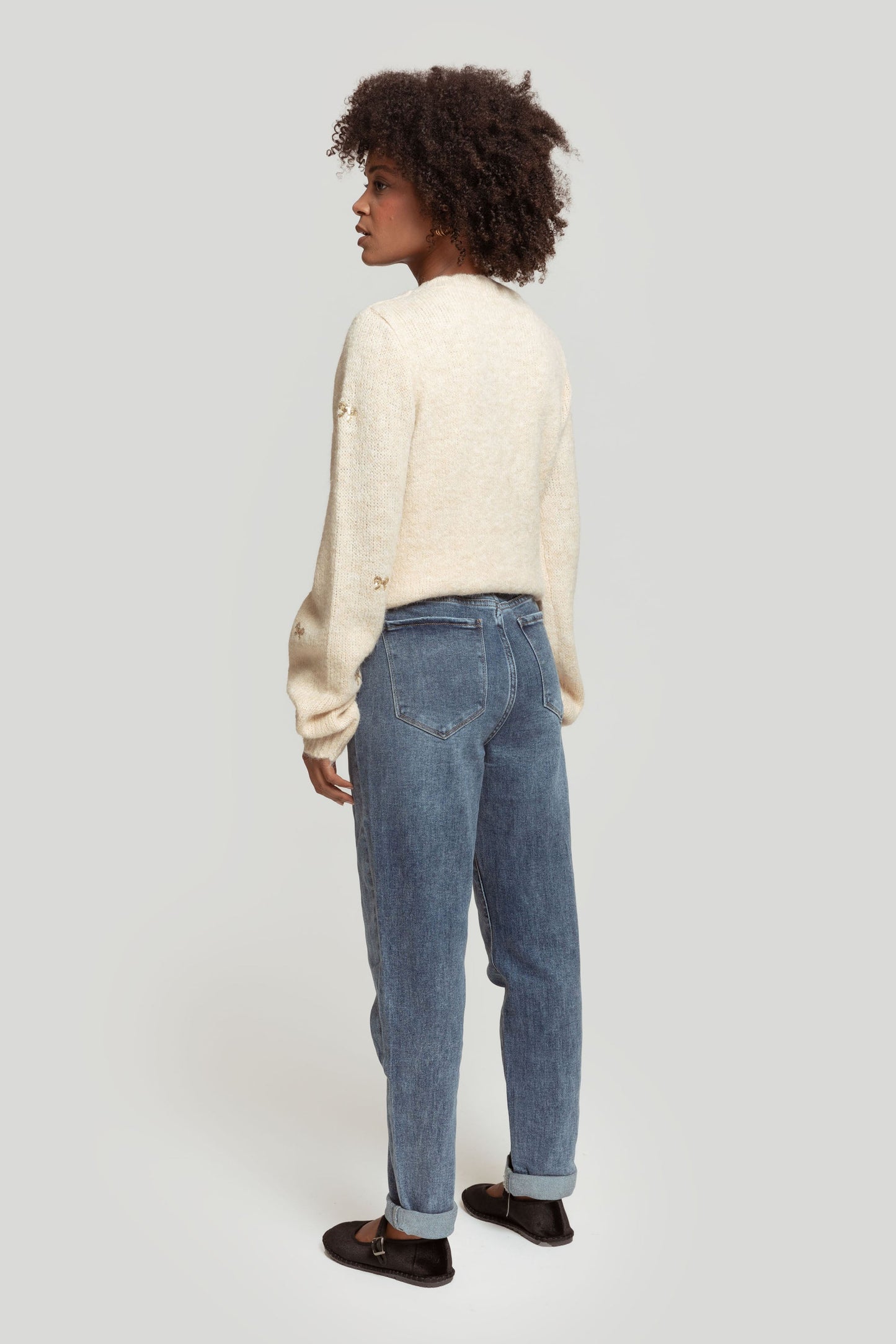 JEANS LAULIA MOM STRETCH