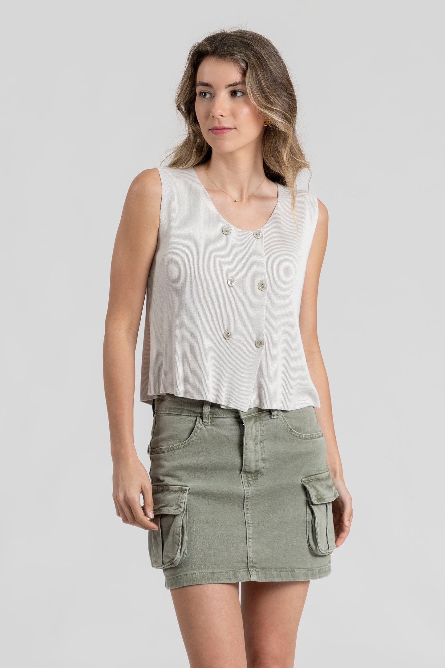 CHALECO MASSIMA GRAZIA CRUZADO