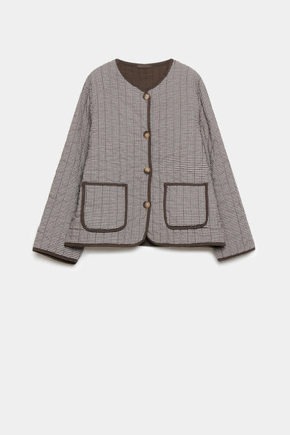 CHAQUETA ARMONIAS TEEN CUADROS