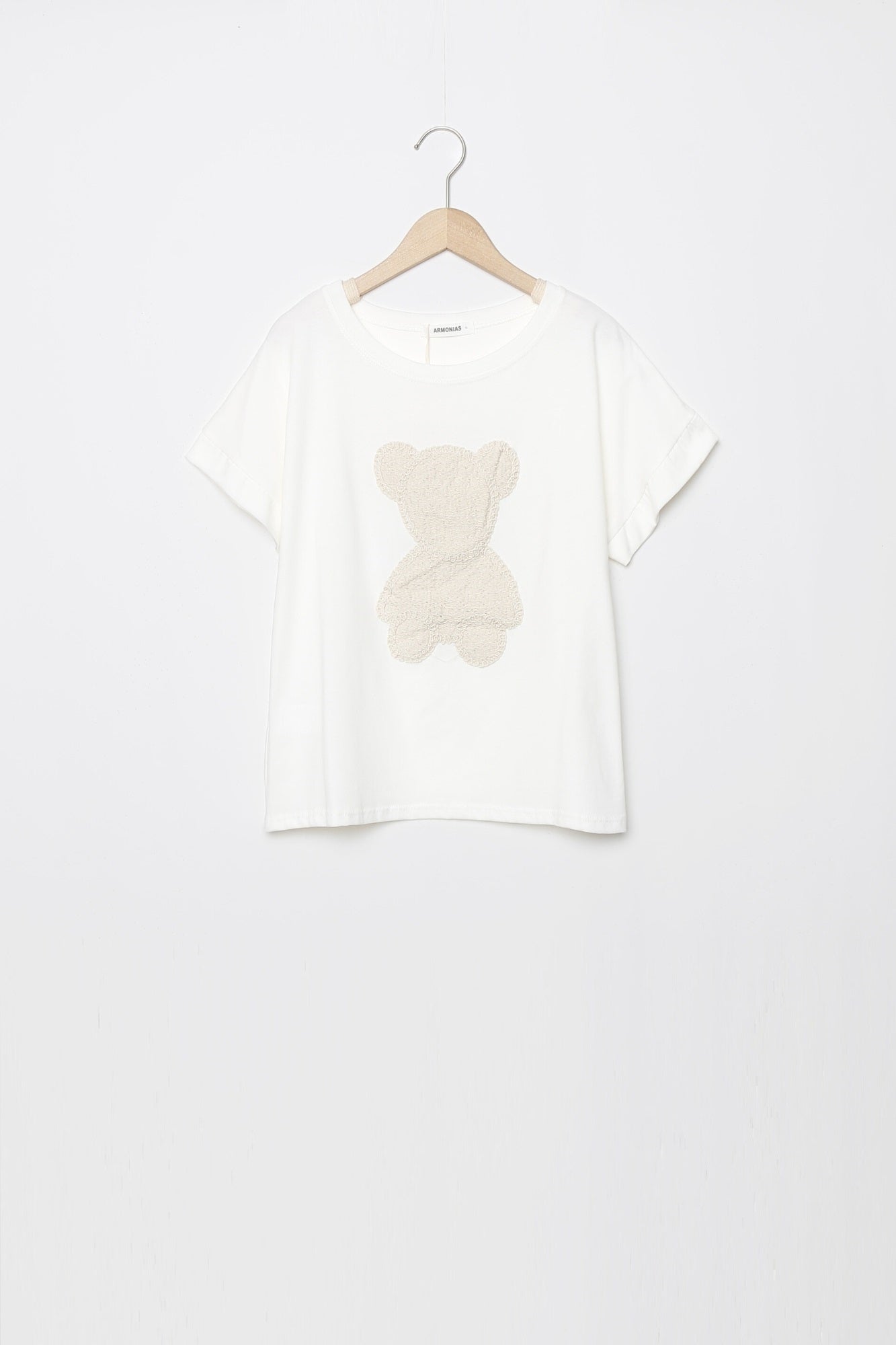 CAMISETA ARMONIAS OSO CROCHET